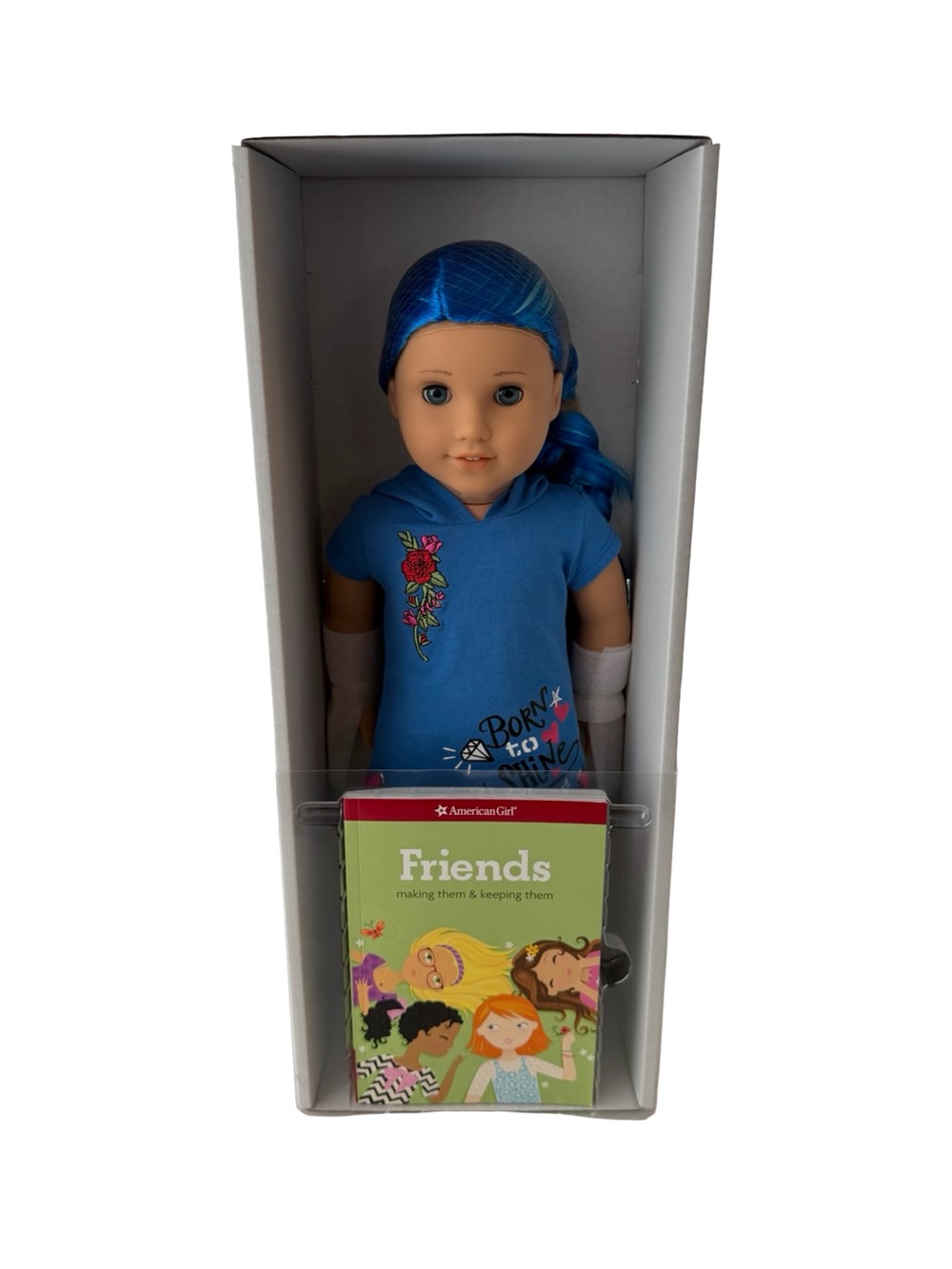 American Girl Truly Me Doll #90 Street Chic Collection 18” Doll Blue Hair